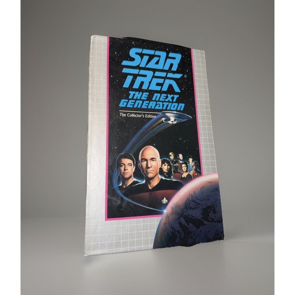 Vtg Star Trek TNG VHS The Big Goodbye/Datalore Collector's Ed. (Never Played)